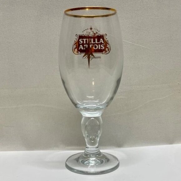 Stella Artois Belgium Beer Drinking Chalice Special Edition Glass 2017 EUC IOB - Picture 2 of 15